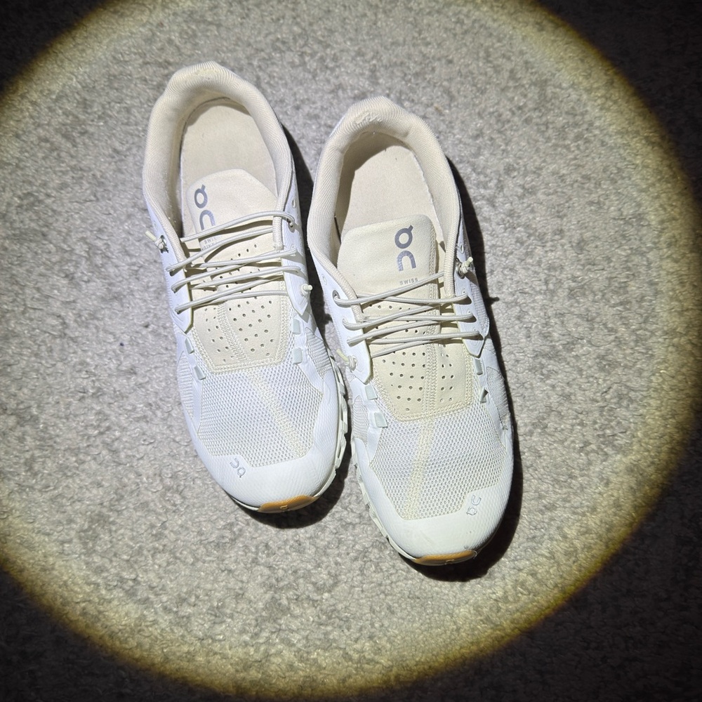 On Cloud Running White Sneakers